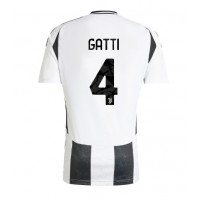 Fotballdrakt Herre Juventus Federico Gatti #4 Hjemmedrakt 2024-25 Kortermet